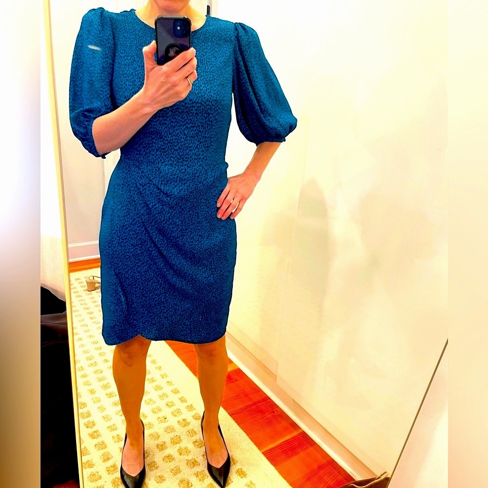 Banana Republic puff sleeve dress
